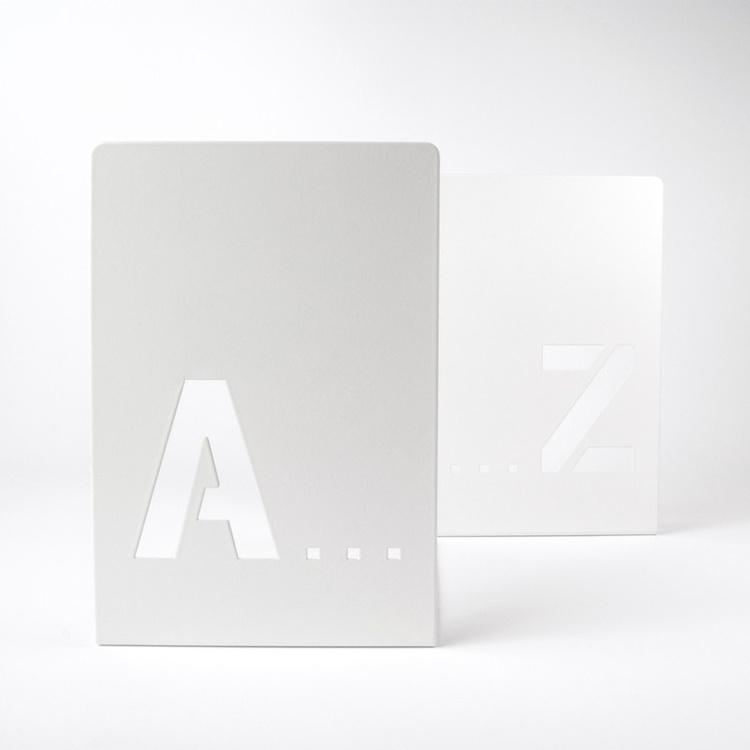 Bokstöd A-Z 2-pack i gruppen Förvaring / Kontorsmaterial hos SmartaSaker.se (40187)