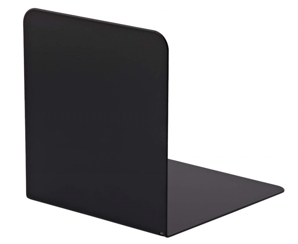 Bokstöd i metall, 2 st. ALBERT CLASSIC, 12,5 x 14 x H14 cm, Svarta i gruppen Förvaring / Kontorsmaterial hos SmartaSaker.se (40192)