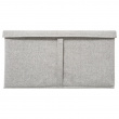 Box i tyg med lock, ORGA STORAGE BOX XL, 50 x 31 x H 25 cm, Beige-Grå Box i tyg med lock, ORGA STORAGE BOX XL, 50 x 31 x H 25 cm, Beige-Grå