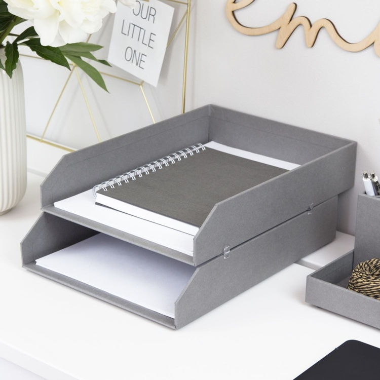 Brevkorg, BIGSO HÅKAN, 2 fack i gruppen Förvaring / Kontorsmaterial hos SmartaSaker.se (40232)