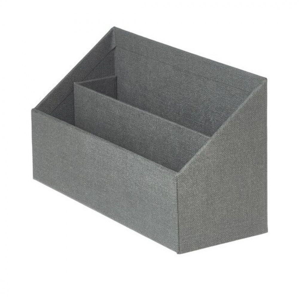 Brevställ, Canvas Laminat, GEORGE, 25,5 x 10 x H14,5 cm, Grå i gruppen Förvaring / Kontorsmaterial hos SmartaSaker.se (40234)