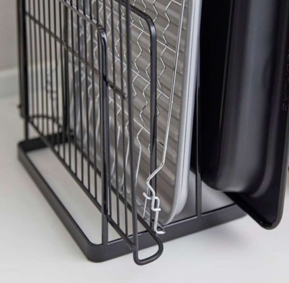 Brick- och Plåtställ, TOWER TRAY STAND, 19,5 x 16 x H 19,5 cm, Svart i gruppen Förvaring / Köksförvaring hos SmartaSaker.se (40236)