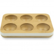 Bricka för 6 ägg, Bambu, PEBBLY ECO EGG TRAY, 17,5 x 12 cm, Natur Bricka för 6 ägg, Bambu, PEBBLY ECO EGG TRAY, 17,5 x 12 cm, Natur