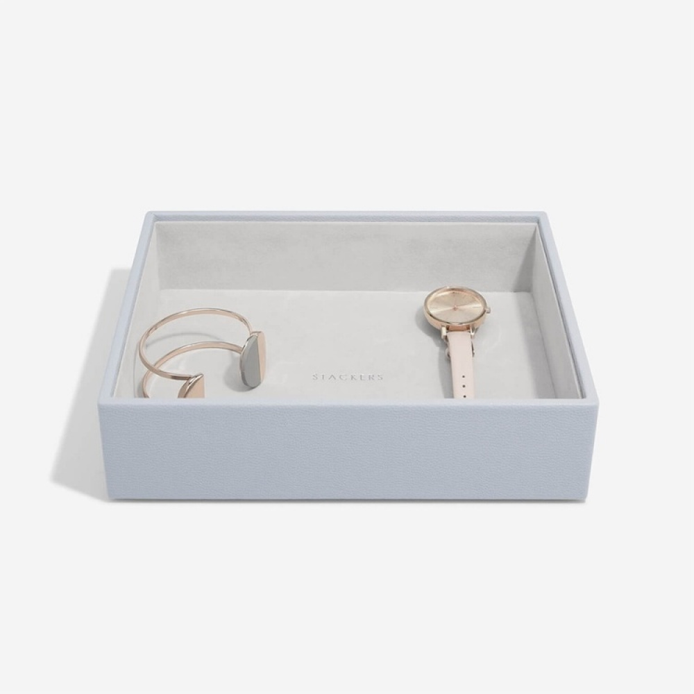 Bricka för klockor mm, Öppen, Djup, CLASSIC STACKERS, 25 x 18 x H 6 cm, Lavender i gruppen Förvaring / Sovrumsförvaring / Smyckesförvaring hos SmartaSaker.se (40242)