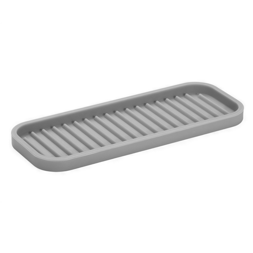 Bricka i silikon, Liten, ID SINK TRAY, 23 x 9 cm, Grå i gruppen Förvaring / Köksförvaring / Diskställ och diskbänk hos SmartaSaker.se (40249)
