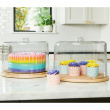 Bricka med Kupa, PANSINO CAKE DOME, Ø 37 x H 16 cm , Transparent / Natur Bricka med Kupa, PANSINO CAKE DOME, Ø 37 x H 16 cm , Transparent / Natur
