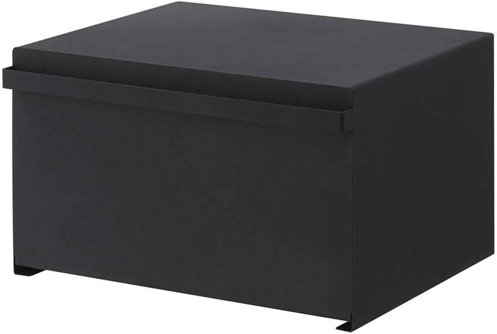 Brödlåda i metall, TOWER BREAD CASE, 40 x 34,5 x H 24 cm, Yamazaki, Svart i gruppen Förvaring / Köksförvaring hos SmartaSaker.se (40252)