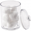 Burk för bomull, SMALL COTTON CANISTER, Ø 8,5 x H13 cm, Klar akryl Burk för bomull, SMALL COTTON CANISTER, Ø 8,5 x H13 cm, Klar akryl