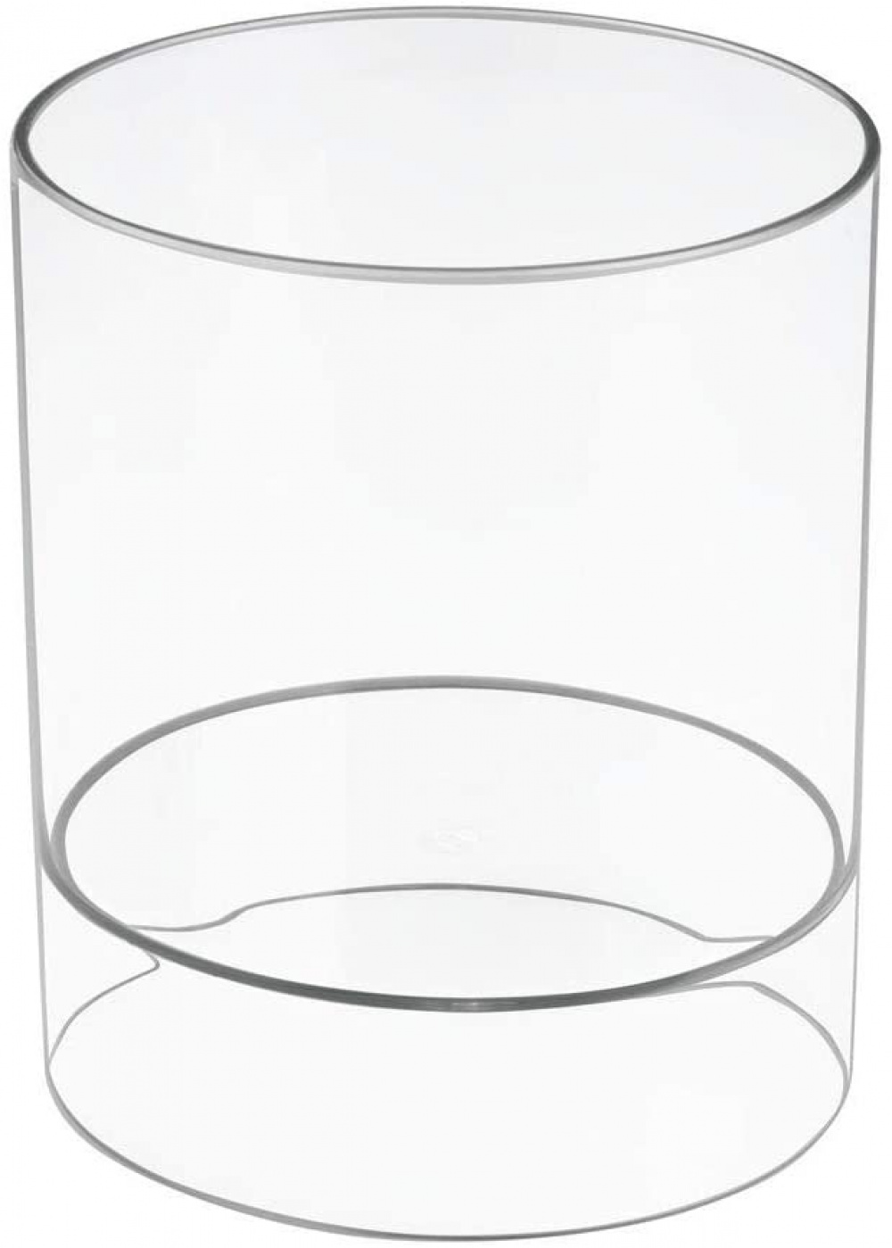 Burk för Diadem, hårband & borstar, HAIR ACCESSORY HOLDER, Ã˜ 14 x H17 cm, Transparent i gruppen Förvaring / Badrumsförvaring hos SmartaSaker.se (40264)