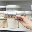 Burk för gryn, nötter mm, 685 ml, SISTEMA BAKE IT, Klar / Vit Burk för gryn, nötter mm, 685 ml, SISTEMA BAKE IT, Klar / Vit