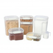 Burk för gryn, nötter mm, 685 ml, SISTEMA BAKE IT, Klar / Vit Burk för gryn, nötter mm, 685 ml, SISTEMA BAKE IT, Klar / Vit