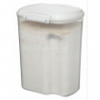 Burk för mjöl, gryn mm, 3,35 L, Med skopa, BAKE IT, Transparent / Vit Burk för mjöl, gryn mm, 3,35 L, Med skopa, BAKE IT, Transparent / Vit