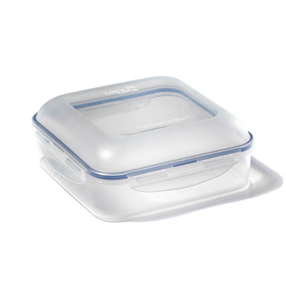 Burk för ost, 1,7 L, LOCK & LOCK FRESH , 22 x 22 x H 9 cm, Klar / Blå i gruppen Förvaring / Köksförvaring / Förvaringslådor och burkar hos SmartaSaker.se (40276)