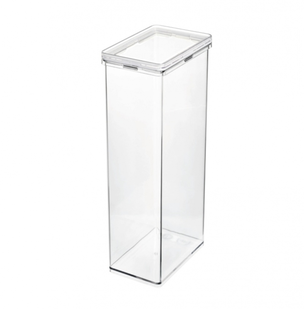 Burk för spagetti, 3,3 L, THE HOME EDIT PASTA CANISTER, 10,2 x 15,2 x H31 cm, Transparent i gruppen Förvaring / Köksförvaring / Förvaringslådor och burkar hos SmartaSaker.se (40282)