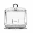 Burk för Tops, COTTON BUDS DISPENSER, 9,3 x 8,3 x H 10 cm, Klar Burk för Tops, COTTON BUDS DISPENSER, 9,3 x 8,3 x H 10 cm, Klar