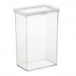 Burk för torrvaror, 2,3 L, THE HOME EDIT LARGE CANISTER, 10,2 x 15,2 x H 23,2 cm , Transparent Burk för torrvaror, 2,3 L, THE HOME EDIT LARGE CANISTER, 10,2 x 15,2 x H 23,2 cm , Transparent