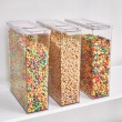 Burk för torrvaror, 5,6 L, Med flip-lock, THE HOME EDIT CEREAL CANISTER, 10,2 x 25,4 x H 31 cm, Klar Burk för torrvaror, 5,6 L, Med flip-lock, THE HOME EDIT CEREAL CANISTER, 10,2 x 25,4 x H 31 cm, Klar