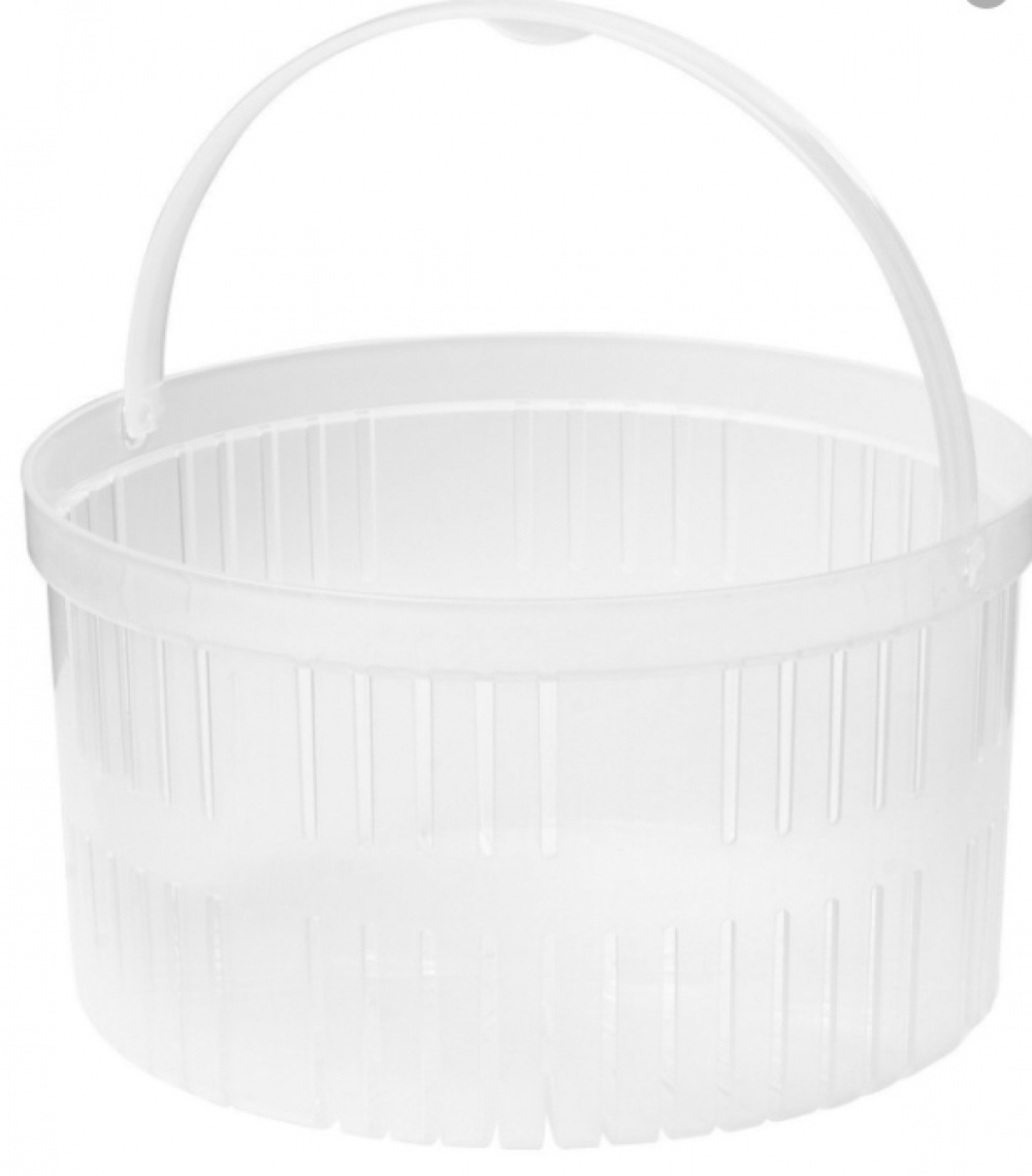 Burk med sil, 1,5 L, Rund, KLIP IT, Ø 17 x H 11 cm, Klar / Blå i gruppen Förvaring / Köksförvaring hos SmartaSaker.se (40307)