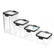 Burk, 0,46 liter, TRITAN ULTRA SQUARE, Klar / Svart Burk, 0,46 liter, TRITAN ULTRA SQUARE, Klar / Svart