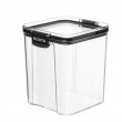 Burk, 0,92 liter, TRITAN ULTRA SQUARE, Klar / Svart Burk, 0,92 liter, TRITAN ULTRA SQUARE, Klar / Svart