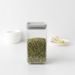 Burk, 1,6 L, TASTY+ SQUARE MEDIUM CANISTER, Brabantia Burk, 1,6 L, TASTY+ SQUARE MEDIUM CANISTER, Brabantia