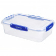Burk, 2,2 L, KLIP IT PLUS RECTANGLE, 25,5 x 17,5 x H 8 cm, Klar / Blå Burk, 2,2 L, KLIP IT PLUS RECTANGLE, 25,5 x 17,5 x H 8 cm, Klar / Blå