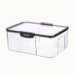 Burk, 2,63 Liter, TRITAN ULTRA LARGE RECTANGLE, Klar / Svart Burk, 2,63 Liter, TRITAN ULTRA LARGE RECTANGLE, Klar / Svart