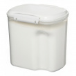 Burk, för mjöl, gryn mm, 2,4 L, Med skopa, BAKE IT, Transparent / Vit Burk, för mjöl, gryn mm, 2,4 L, Med skopa, BAKE IT, Transparent / Vit