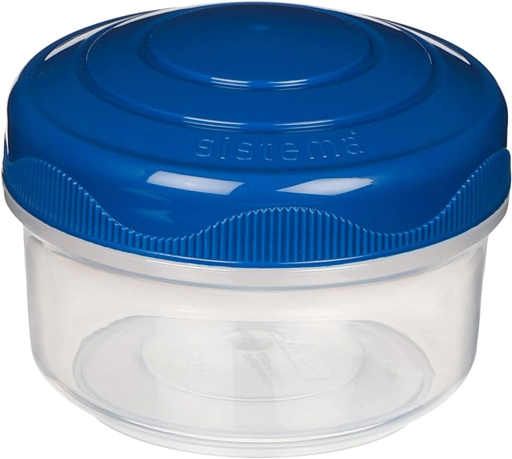 Burkar för mellanmål, 130 ml, 3 st, SISTEMA MINI BITES, Mint / Blå i gruppen Förvaring / Köksförvaring / Förvaringslådor och burkar / Sistema hos SmartaSaker.se (40336)