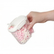 Burkar för strössel, strösocker mm, 3 st, SISTEMA BAKE IT STACK & POUR, Klar / Vit Burkar för strössel, strösocker mm, 3 st, SISTEMA BAKE IT STACK & POUR, Klar / Vit