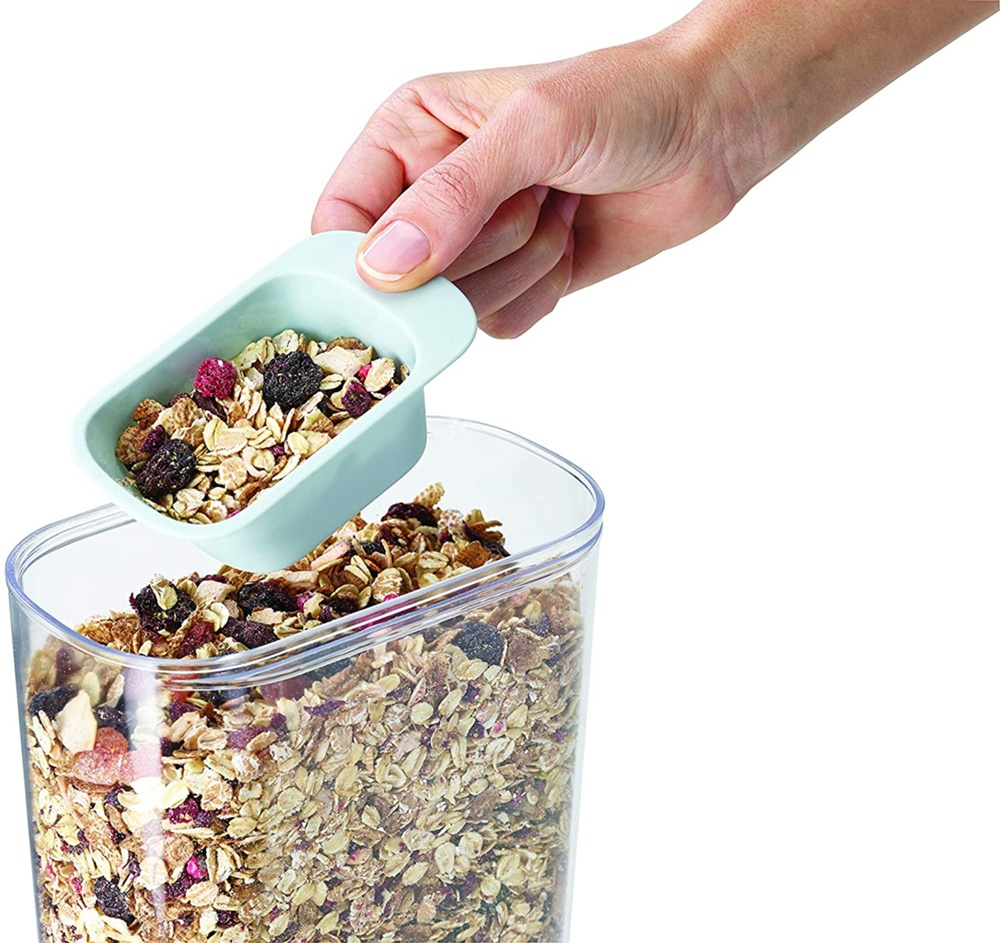 Burkar för torrförvaring, 5 st, CUPBOARD-STORE CONTAINER SET, Joseph Joseph, Klar / Blå i gruppen Förvaring / Köksförvaring / Förvaringslådor och burkar hos SmartaSaker.se (40340)