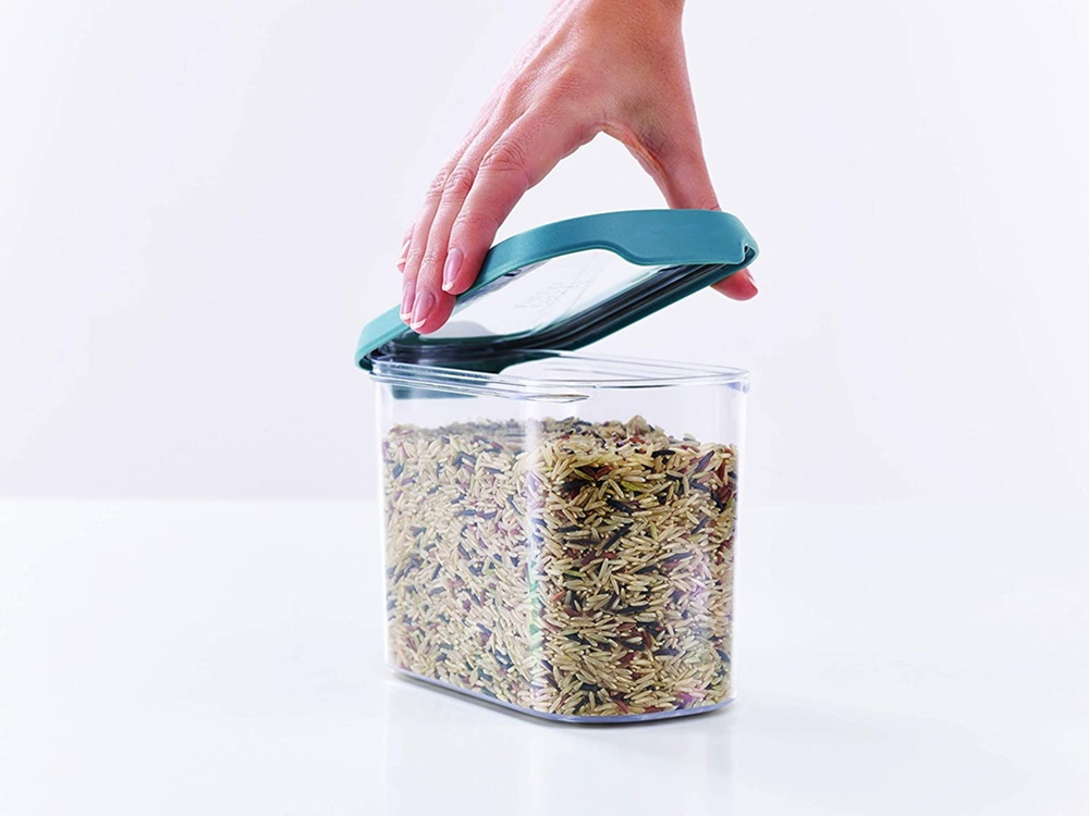 Burkar för torrförvaring, 5 st, CUPBOARD-STORE CONTAINER SET, Joseph Joseph, Klar / Blå i gruppen Förvaring / Köksförvaring / Förvaringslådor och burkar hos SmartaSaker.se (40340)