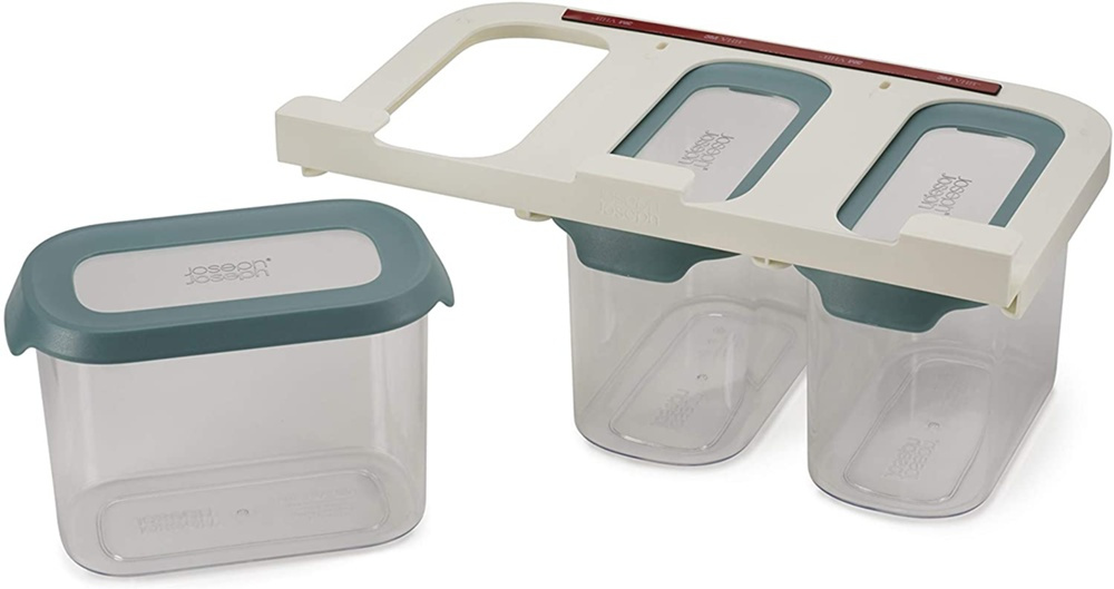 Burkar Under-Hylla Förvaring, 3-delig, CUPBOARD-STORE, Large, Joseph Joseph, Klar / Blå i gruppen Förvaring / Köksförvaring / Organisera köksskåp / Under hyllan-förvaring hos SmartaSaker.se (40347)