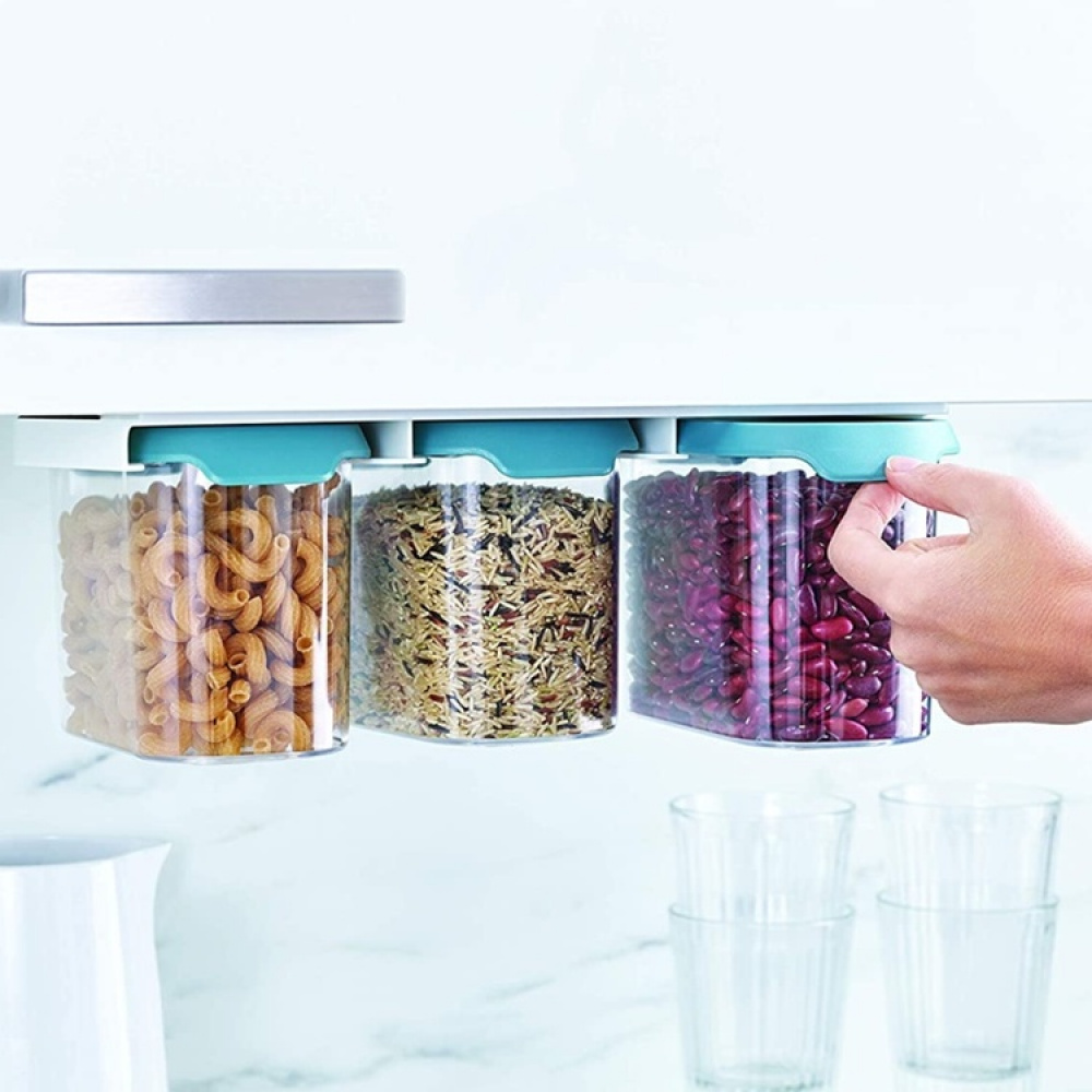 Burkar Under-Hylla Förvaring, 3-delig, CUPBOARD-STORE, Large, Joseph Joseph, Klar / Blå i gruppen Förvaring / Köksförvaring / Organisera köksskåp / Under hyllan-förvaring hos SmartaSaker.se (40347)