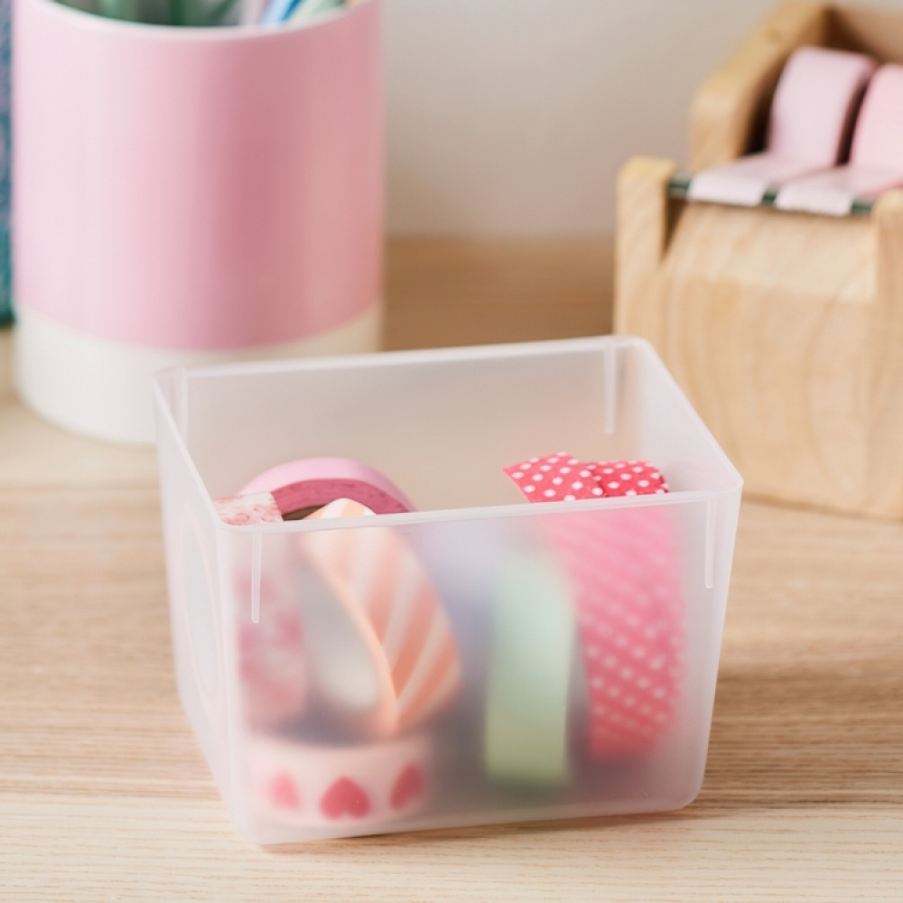 Burkar, Insatser, 4 st, SMARTSTORE SPECIAL SMALL INSERTS, 12 x 9 x H 9 cm, Transparent i gruppen Förvaring / Förvaringslådor / SmartStore förvaringslådor hos SmartaSaker.se (40350)