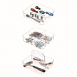 Bärbar förvaring, STACKING TOOL BOX, 28,6 x 25,4 x H 18,1 cm, Transparent Bärbar förvaring, STACKING TOOL BOX, 28,6 x 25,4 x H 18,1 cm, Transparent