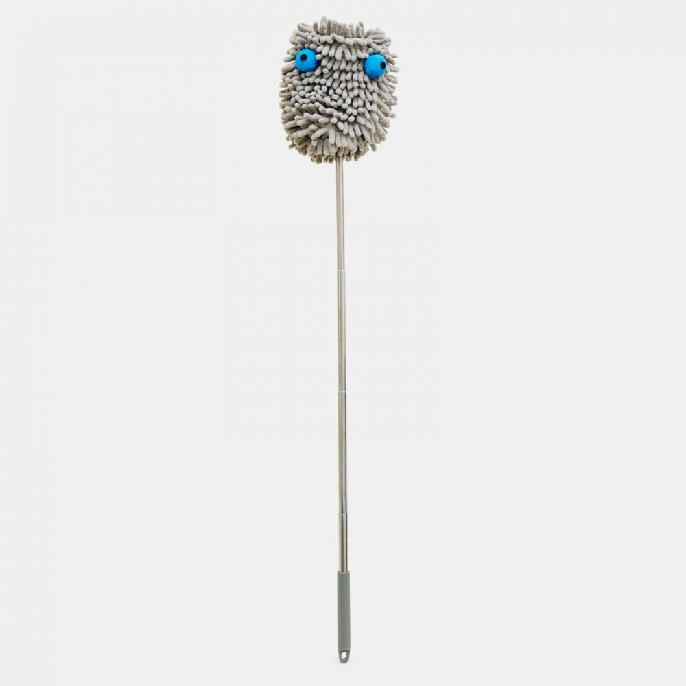 Dammvippa, Mikrofiber, TELESCOPIC MONSTER DUSTER, 36 ~ 98 cm, Kikkerland, Ljusgrå / Silver i gruppen Förvaring / Städförvaring och sopsortering hos SmartaSaker.se (40372)