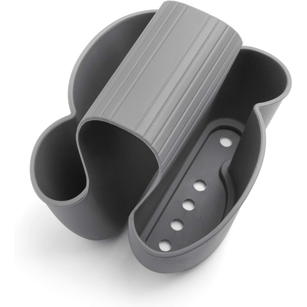 Disbänksförvaring, För dubbla diskhoar, SINK SADDLE, Mörkgrå i gruppen Förvaring / Köksförvaring / Diskställ och diskbänk hos SmartaSaker.se (40380)