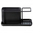 Diskbänksförvaring i metall, ORIO BLACK, 21 x 12 x H 10,5 cm, Svart Diskbänksförvaring i metall, ORIO BLACK, 21 x 12 x H 10,5 cm, Svart