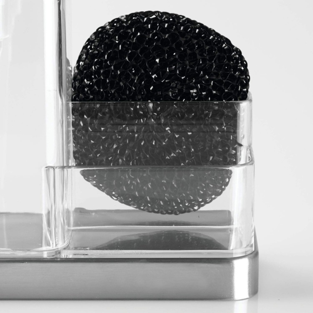 Diskbänksförvaring med Diskmedelspump, ID PUMP CADDY, Klar /Silver i gruppen Förvaring / Köksförvaring / Diskställ och diskbänk hos SmartaSaker.se (40396)