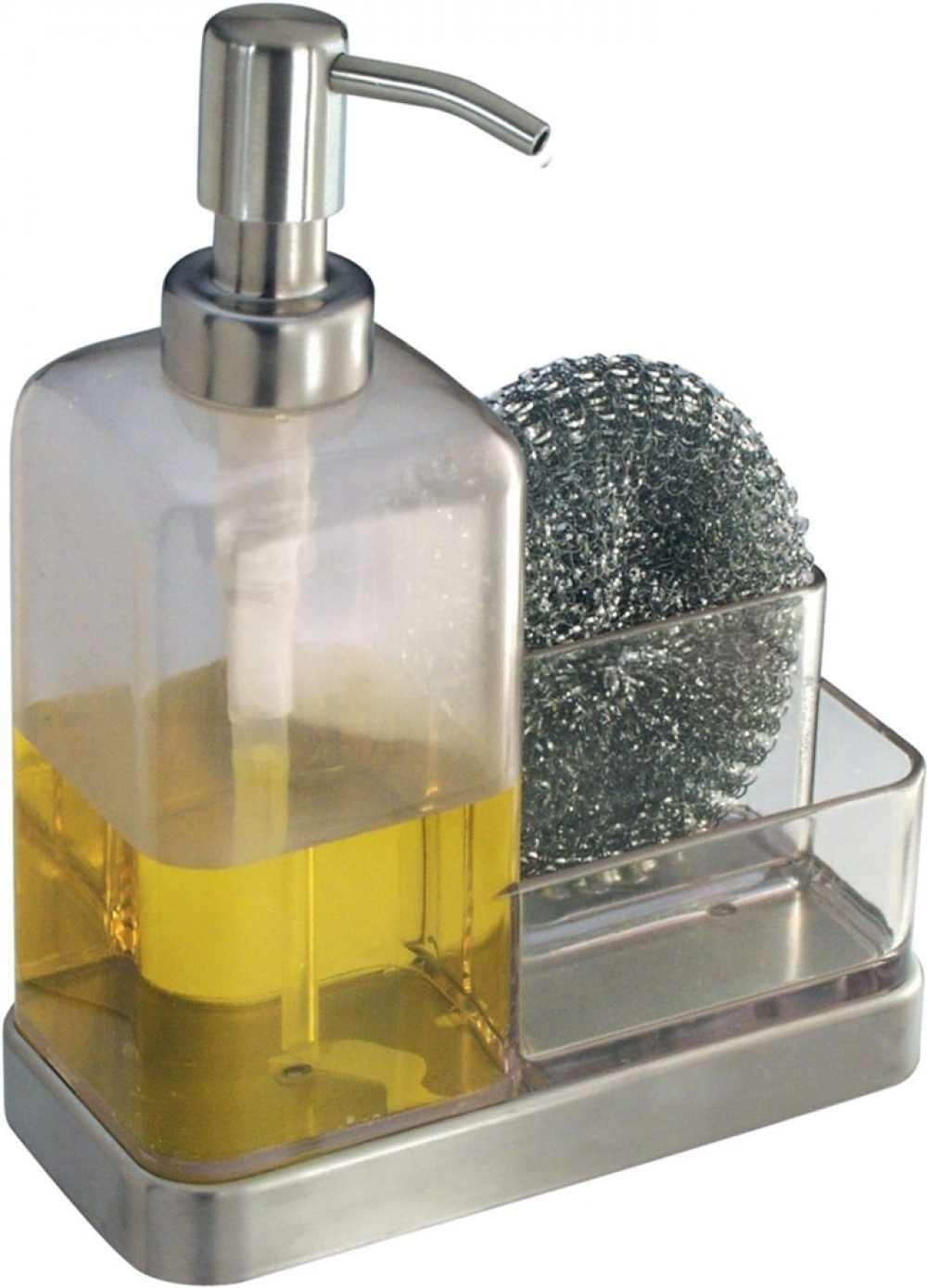 Diskbänksförvaring med Diskmedelspump, ID PUMP CADDY, Klar /Silver i gruppen Förvaring / Köksförvaring / Diskställ och diskbänk hos SmartaSaker.se (40396)