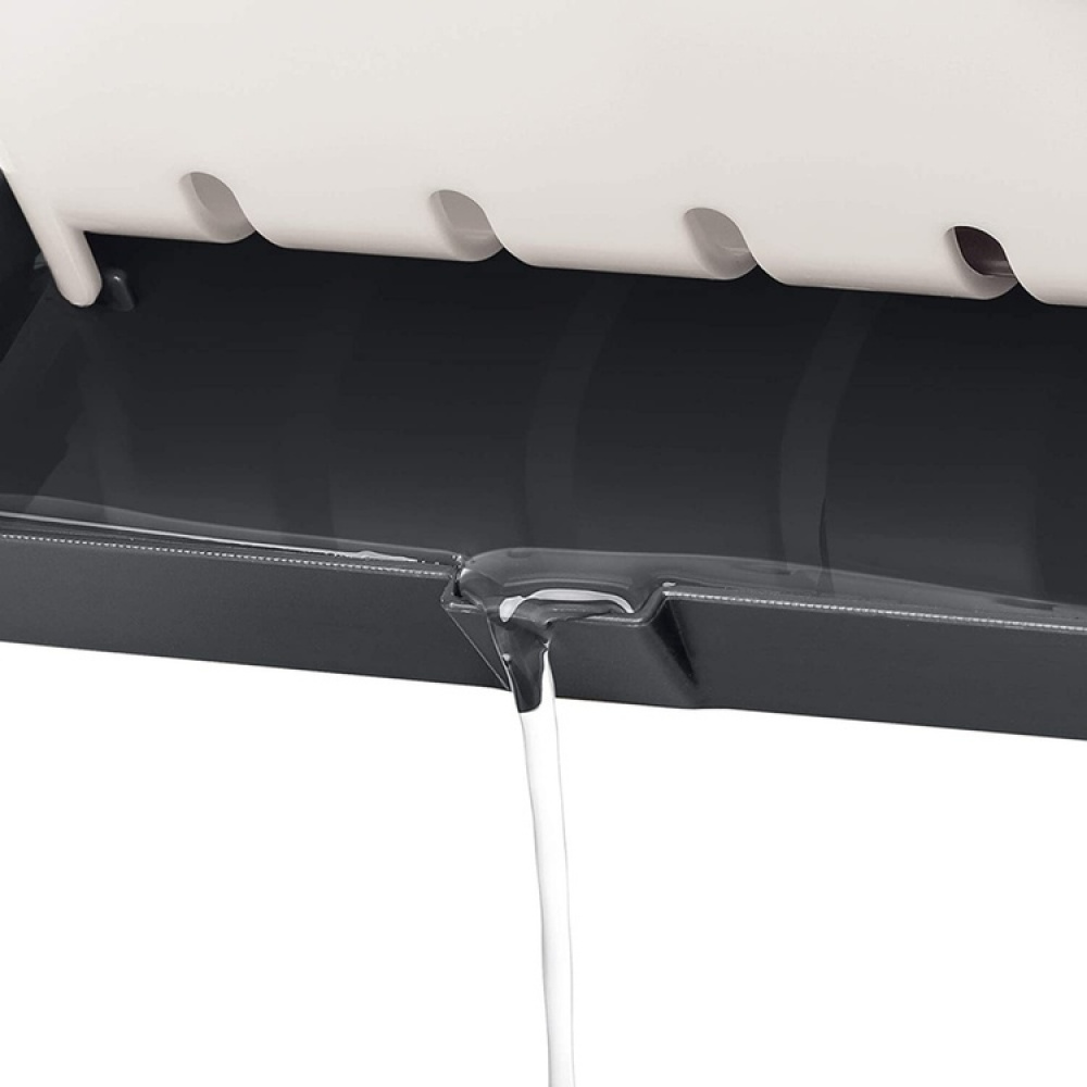 Diskbänksförvaring, PARA EL FREGADERO, 17 x 11,5 x H 13,5 cm, Vit / Grå i gruppen Förvaring / Köksförvaring / Diskställ och diskbänk hos SmartaSaker.se (40402)