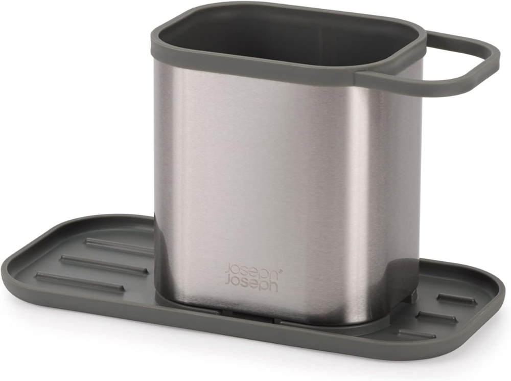 Diskbänksförvaring, DUO STAINLESS STEEL SINK CADDY, 23 x 11,3 x H 13 cm, Joseph Joseph, Silver / Grå i gruppen Förvaring / Köksförvaring / Diskställ och diskbänk hos SmartaSaker.se (40403)