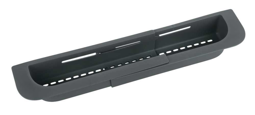 Diskbänksförvaring, Över diskho, SINK CADDY, 35,5 ~ 49,4 x 8,5 x H 5,5 cm, Mörkgrå i gruppen Förvaring / Köksförvaring / Diskställ och diskbänk hos SmartaSaker.se (40412)