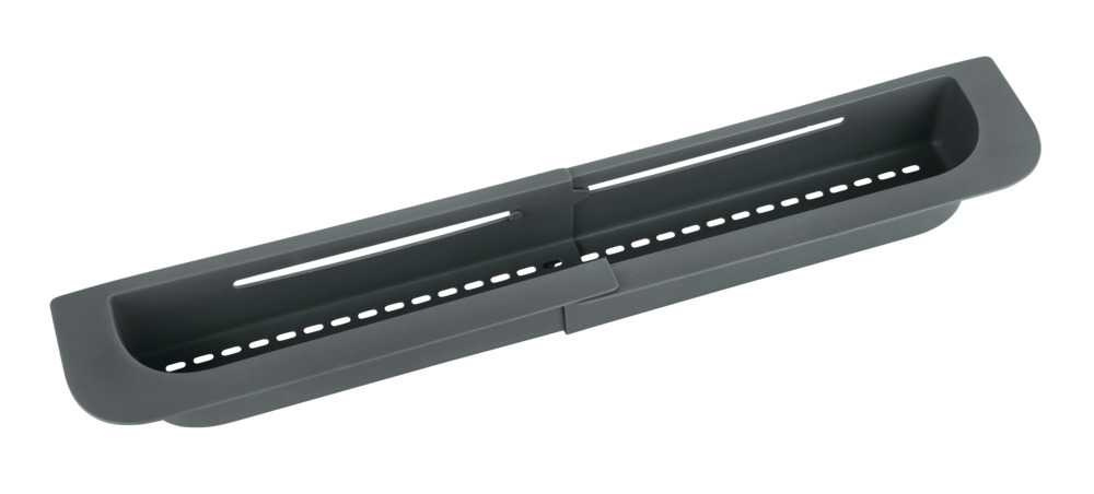 Diskbänksförvaring, Över diskho, SINK CADDY, 35,5 ~ 49,4 x 8,5 x H 5,5 cm, Mörkgrå i gruppen Förvaring / Köksförvaring / Diskställ och diskbänk hos SmartaSaker.se (40412)