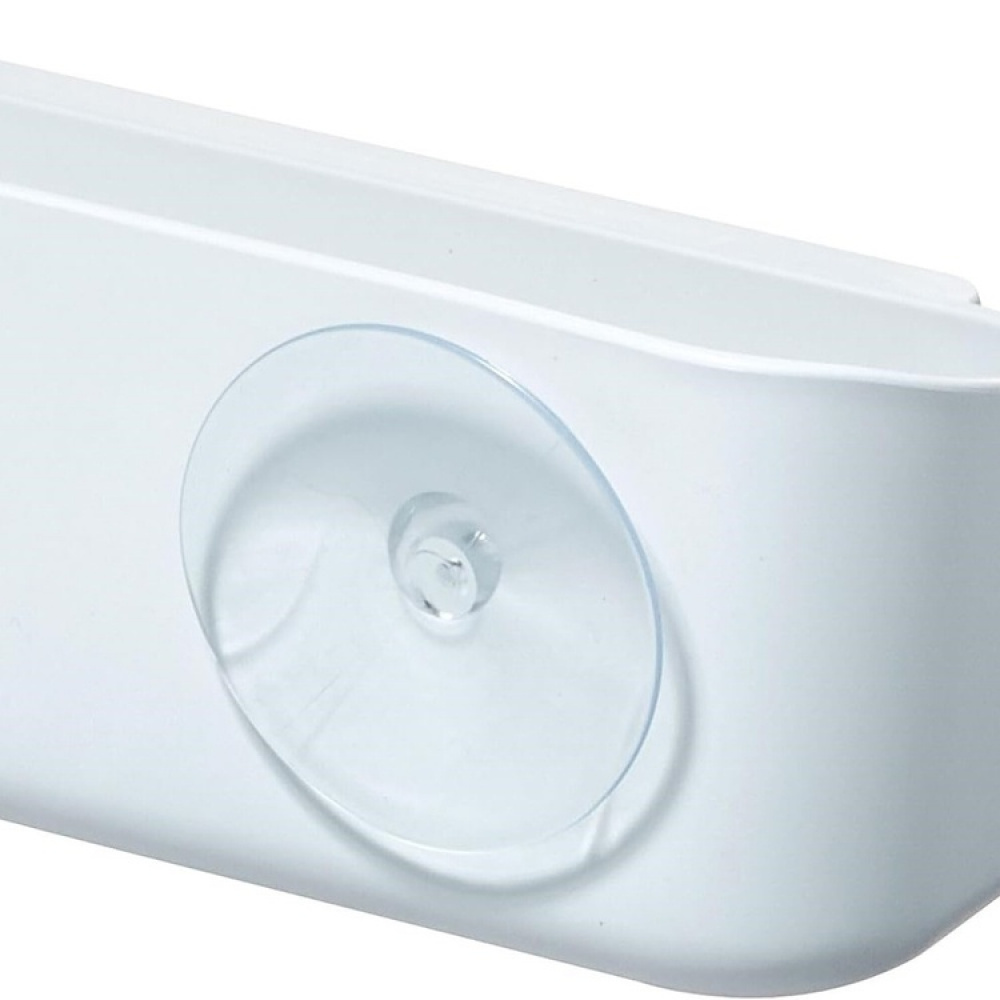 Diskho-förvaring med disktrashållare, ID RPET SUCTION CADDY, 21,6 x 8,6 x H 6,7 cm, Vit i gruppen Förvaring / Köksförvaring / Diskställ och diskbänk hos SmartaSaker.se (40416)