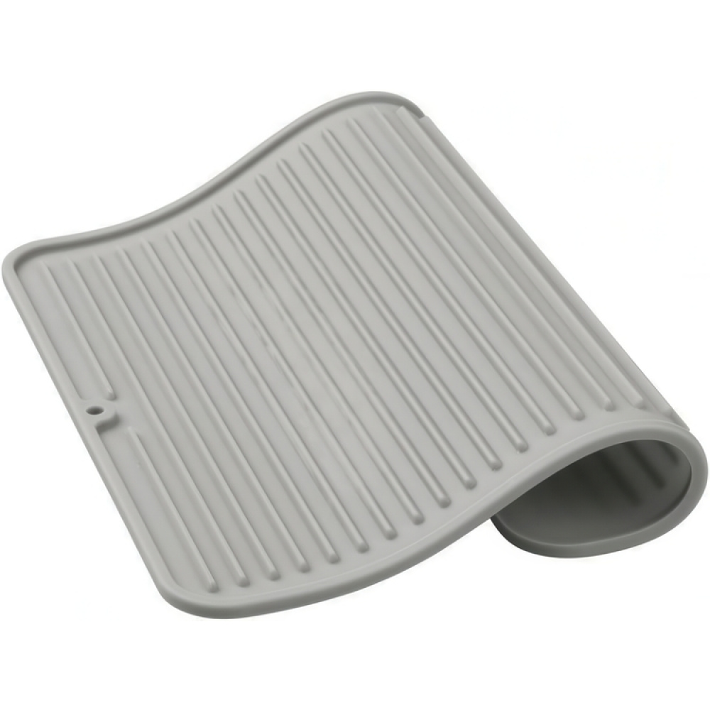 Diskmatta / Grytunderlägg, Fyrkantig, SILICONE MAT, 30,5 x 30,5 cm, Grå i gruppen Förvaring / Köksförvaring / Diskställ och diskbänk hos SmartaSaker.se (40418)