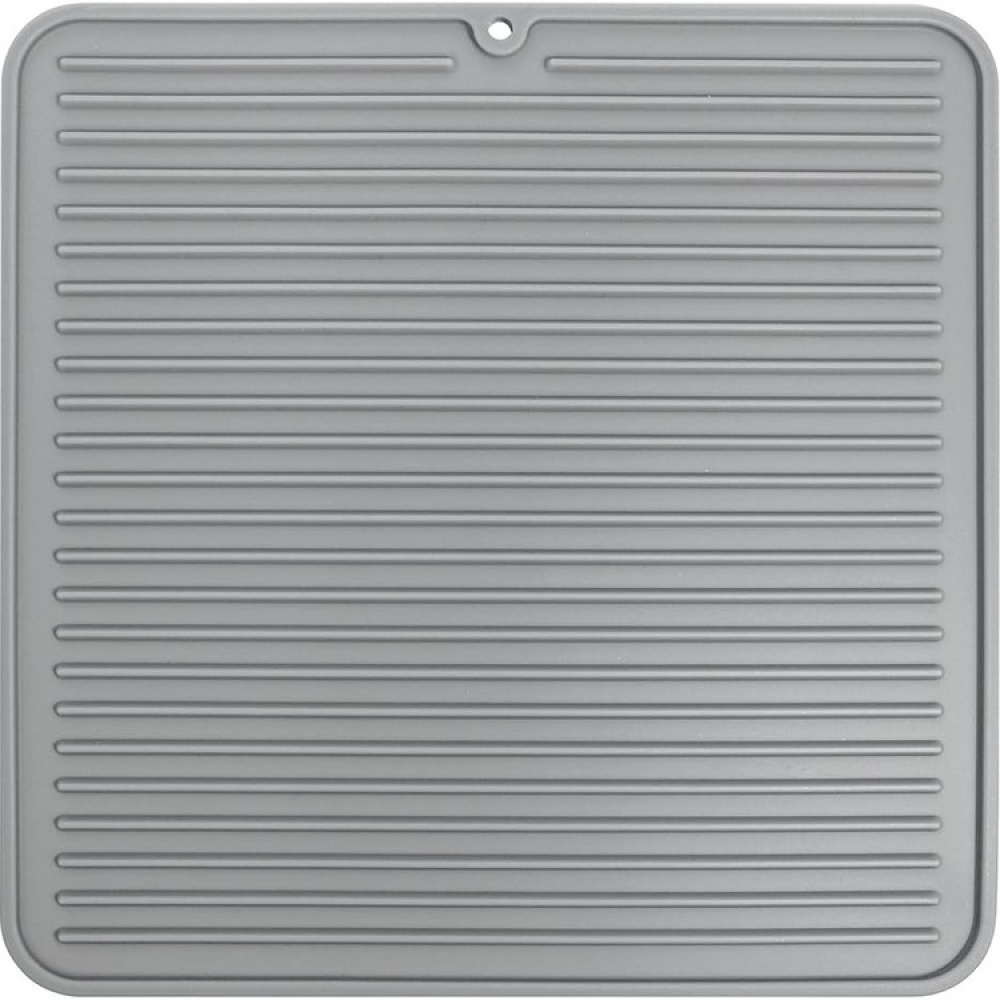 Diskmatta / Grytunderlägg, Fyrkantig, SILICONE MAT, 30,5 x 30,5 cm, Grå i gruppen Förvaring / Köksförvaring / Diskställ och diskbänk hos SmartaSaker.se (40418)