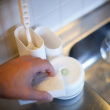 Diskmedelspump med förvaringsställ, BOSIGN DO-DISH CADDY, Vit Diskmedelspump med förvaringsställ, BOSIGN DO-DISH CADDY, Vit