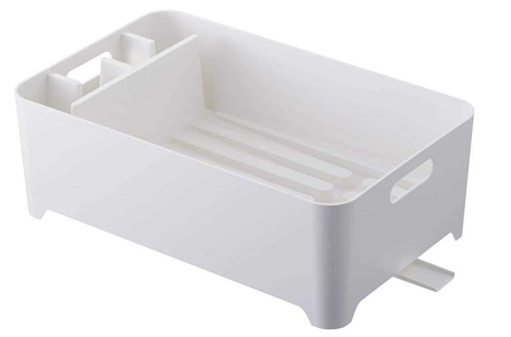 Diskställ / Balja TOWER COMPACT, 38 x 24 x H 13 cm, Yamazaki, Vit i gruppen Förvaring / Köksförvaring / Diskställ och diskbänk hos SmartaSaker.se (40435)